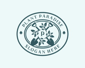 Shovel Plant Yard logo design