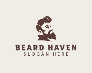 Gentleman Beard Barbershop logo design