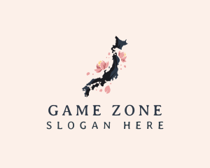 Japan Sakura Blossom Logo