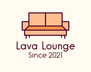 Orange Couch Furniture logo design