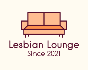 Orange Couch Furniture logo design