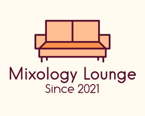 Orange Couch Furniture logo design