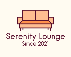 Orange Couch Furniture logo design