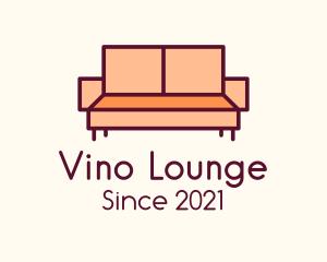 Orange Couch Furniture logo design