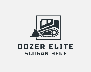 Bulldozer Construction Machine  logo