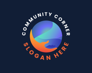 Globe Community Organization logo design