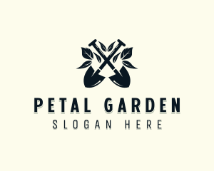 Shovel Lawn Landscaper logo design