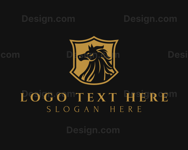 Horse Shield Equestrian Logo