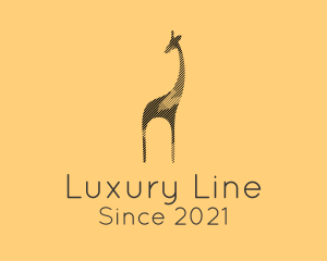 Wild Giraffe Safari logo design