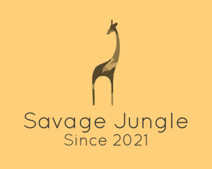 Wild Giraffe Safari logo design