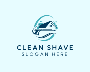 Home Pressure Washing Cleaning logo design