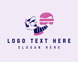 Cute Burger Restaurant  Logo