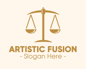 Attorney Lawyer Justice Scales logo design