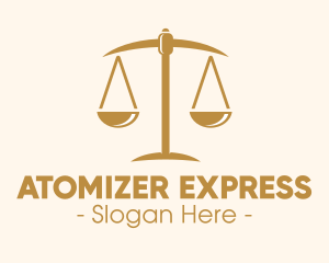 Attorney Lawyer Justice Scales logo design