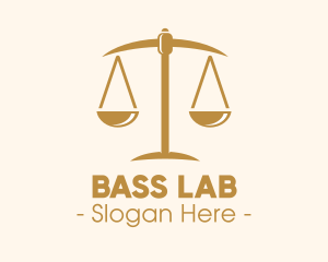 Attorney Lawyer Justice Scales logo design