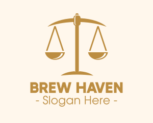 Attorney Lawyer Justice Scales logo design