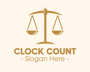 Attorney Lawyer Justice Scales logo design