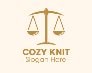 Attorney Lawyer Justice Scales logo design