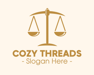 Attorney Lawyer Justice Scales logo design