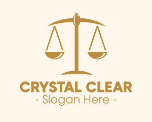 Attorney Lawyer Justice Scales logo design