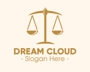 Attorney Lawyer Justice Scales logo design