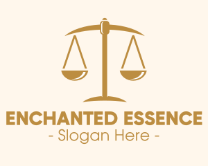 Attorney Lawyer Justice Scales logo design