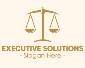 Attorney Lawyer Justice Scales logo design