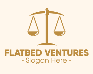 Attorney Lawyer Justice Scales logo design