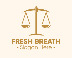 Attorney Lawyer Justice Scales logo design