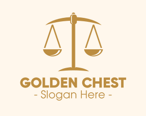 Attorney Lawyer Justice Scales logo design