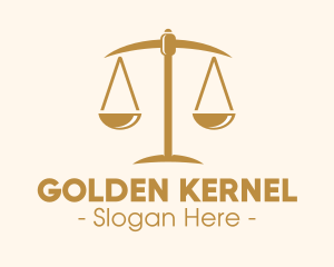 Attorney Lawyer Justice Scales logo design