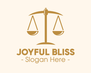 Attorney Lawyer Justice Scales logo design