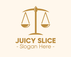 Attorney Lawyer Justice Scales logo design