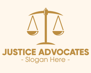 Attorney Lawyer Justice Scales logo