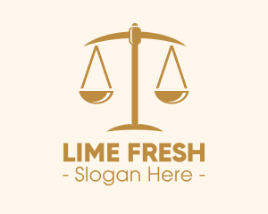 Attorney Lawyer Justice Scales logo design