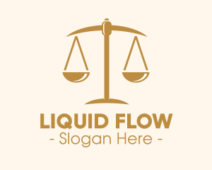 Attorney Lawyer Justice Scales logo design