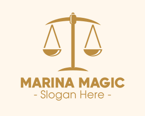 Attorney Lawyer Justice Scales logo design