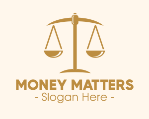 Attorney Lawyer Justice Scales logo design