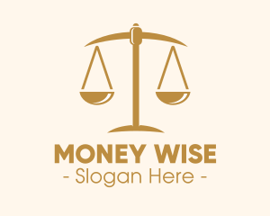 Attorney Lawyer Justice Scales logo design