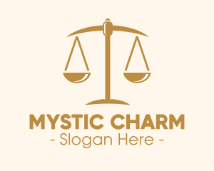 Attorney Lawyer Justice Scales logo design