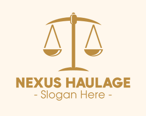 Attorney Lawyer Justice Scales logo design