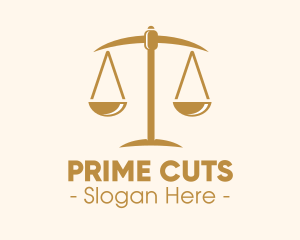 Attorney Lawyer Justice Scales logo design