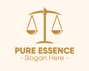 Attorney Lawyer Justice Scales logo design