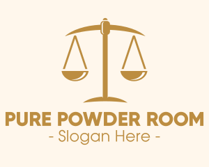 Attorney Lawyer Justice Scales logo design