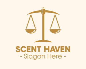 Attorney Lawyer Justice Scales logo design