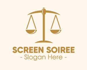 Attorney Lawyer Justice Scales logo design