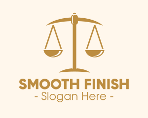 Attorney Lawyer Justice Scales logo design