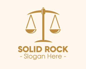 Attorney Lawyer Justice Scales logo design