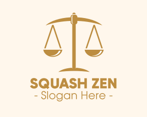 Attorney Lawyer Justice Scales logo design