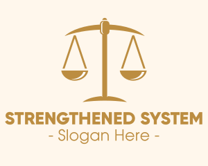 Attorney Lawyer Justice Scales logo design